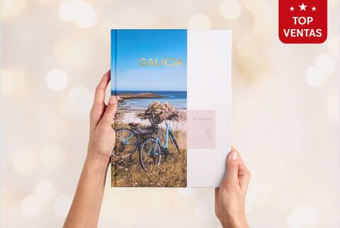 álbum de fotos grande vertical.