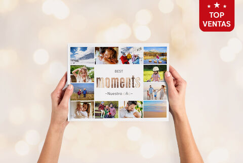 álbum de fotos grande horizontal.