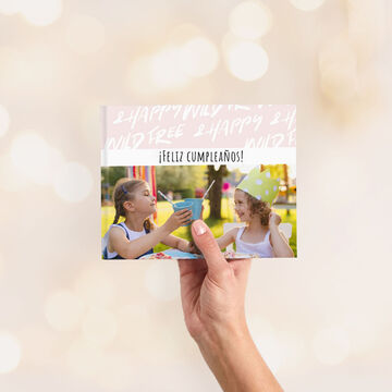 álbum de fotos pequeño horizontal.