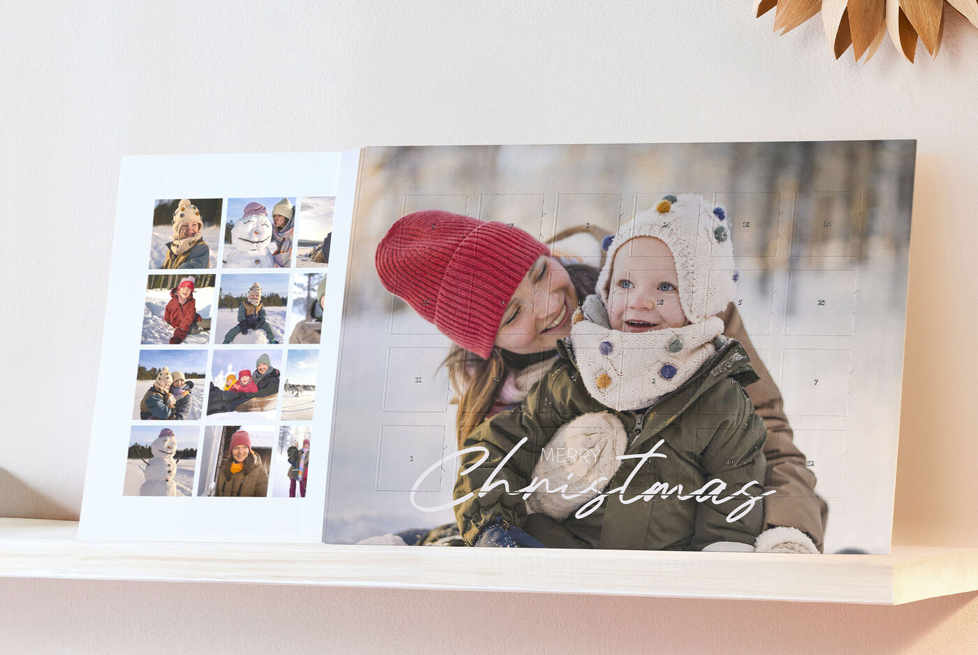 calendario de Adviento poster collage, descubre las fotos y luego quédate con el poster