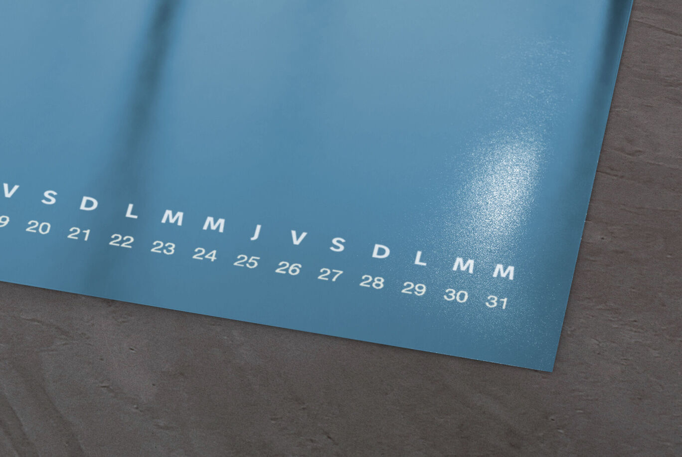 Papel fotográfico mate para calendarios personalizados