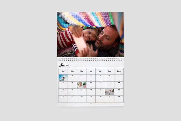 calendario personalizado con fotos cumpleaños