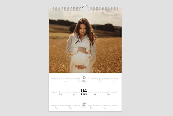 calendario personalizado con fotos cumpleaños