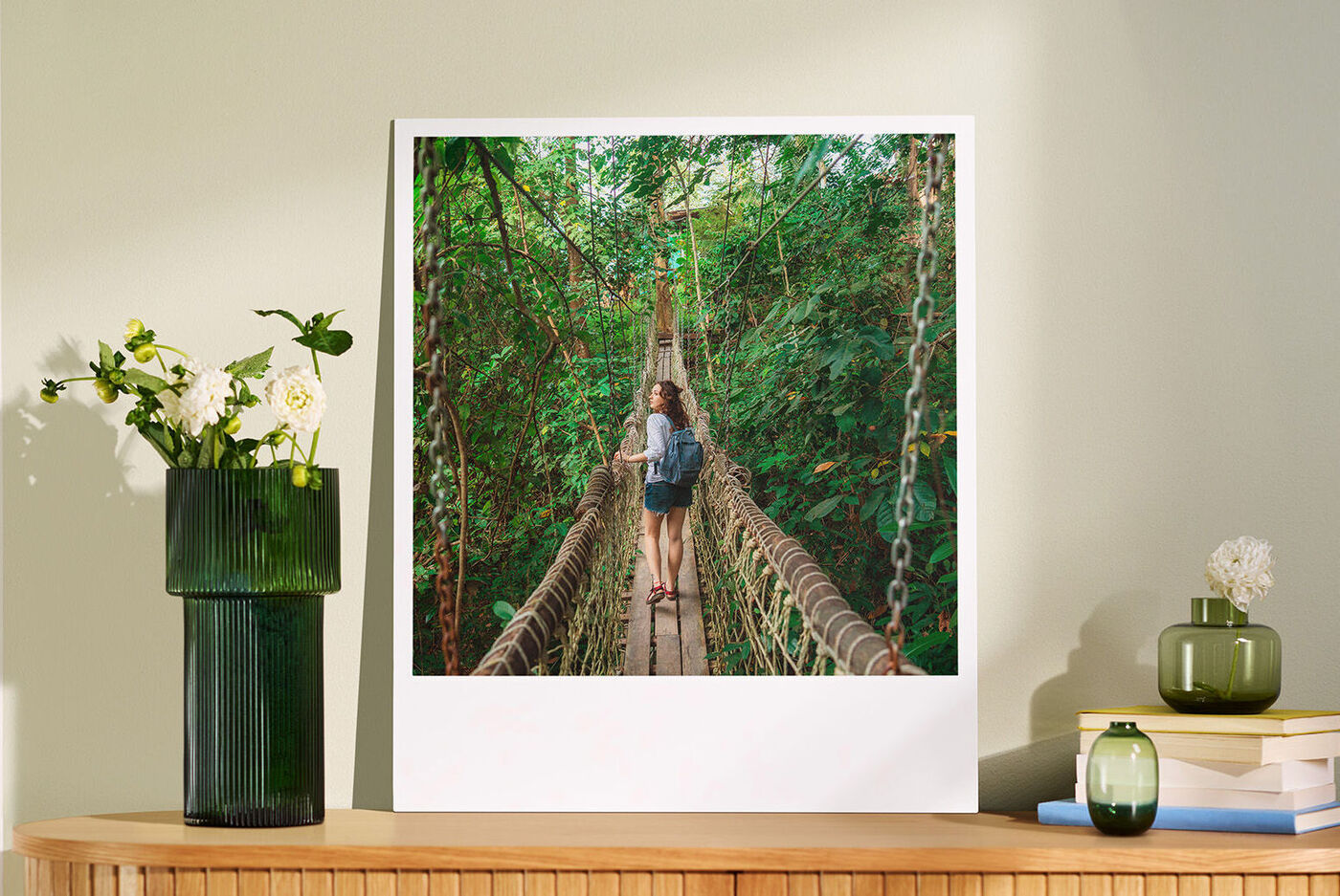 foto retro xxl para decorar una estantería en tu hogar. Dale un toque vintage a tu decoración.