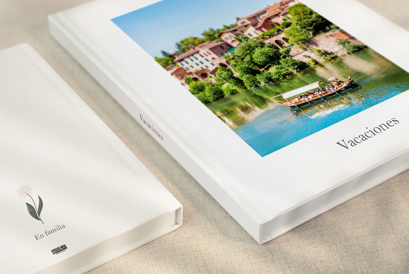 Álbumes de fotos digitales personalizados.