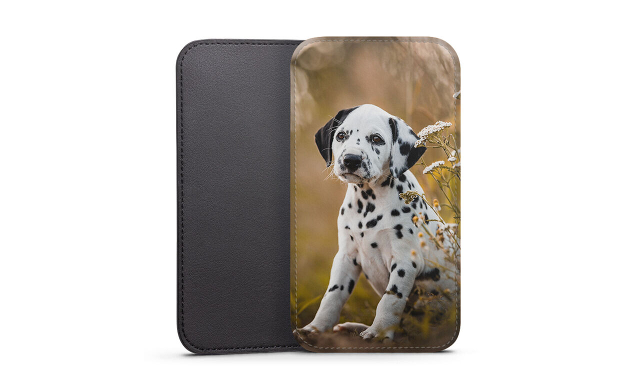 funda movil personalizada polipiel apertura superior