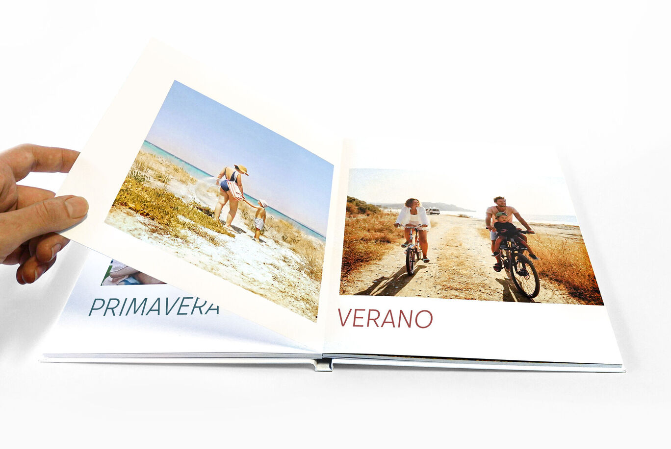 Apetura totalmente plana para álbumes de fotos personalizados