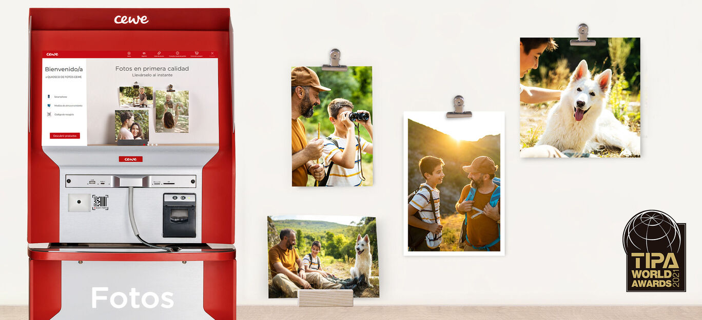 Revelado inmediato en nuestros quioscos CEWE