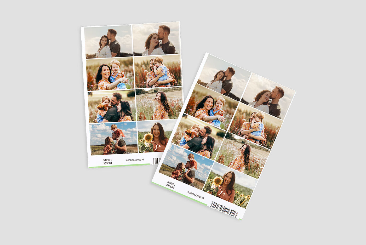 Pegatinas en papel foto