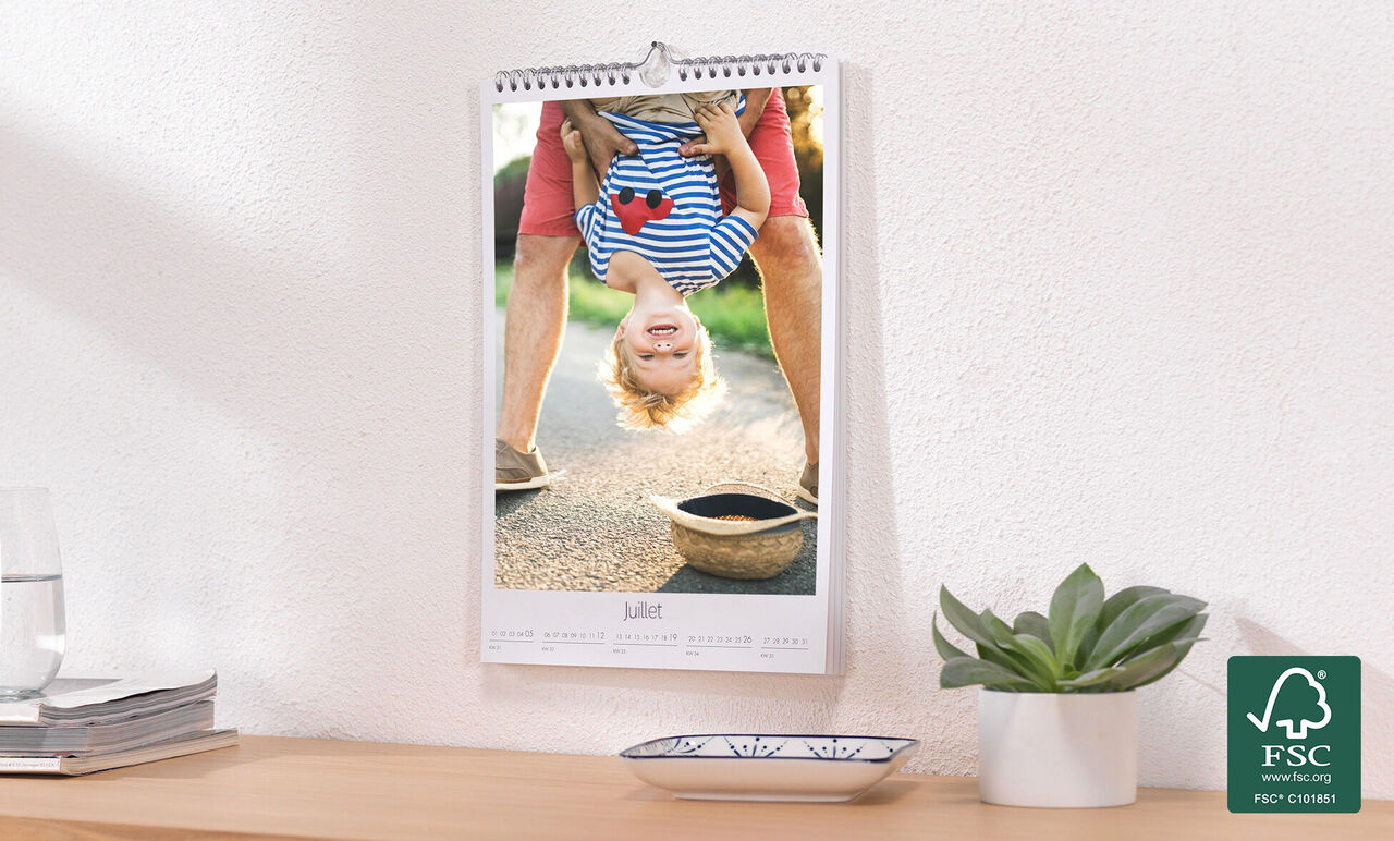 Calendario pared personalizado A4 002