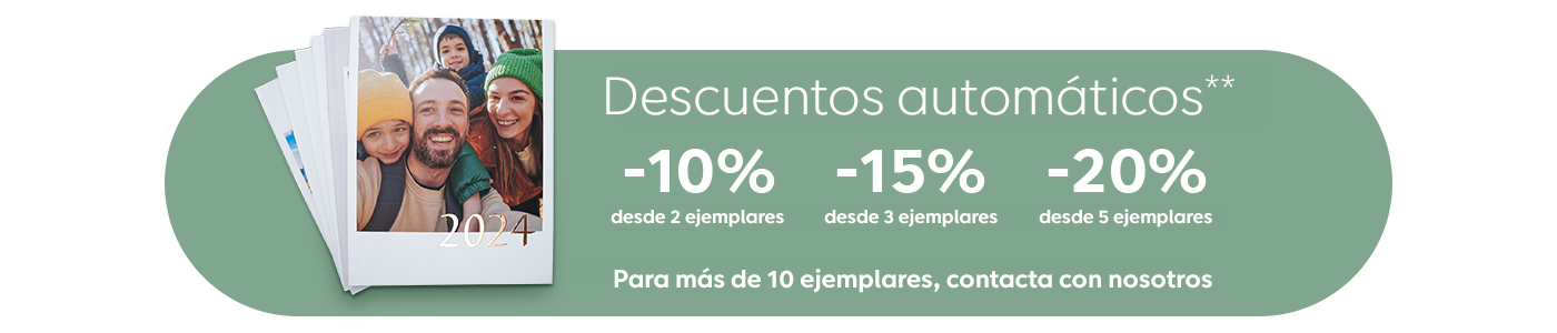 Descuentos por unidades álbum de fotos