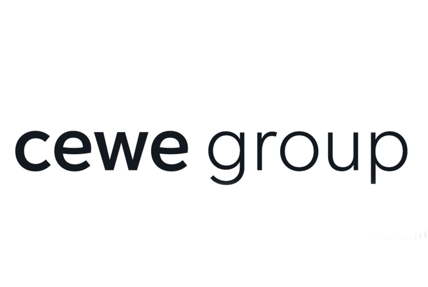 Logo del grupo CEWE en un estilo moderno.