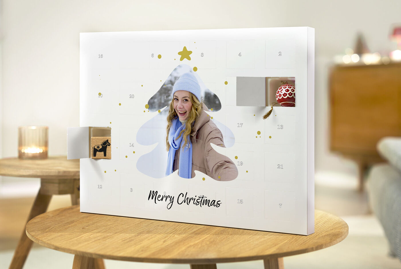 calendario de Adviento para rellenar con tus propios regalos