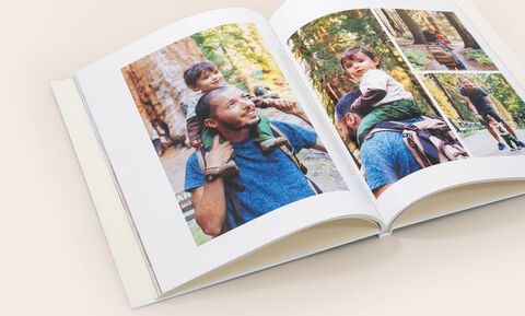 álbum digital xxl vertical con foto familiar