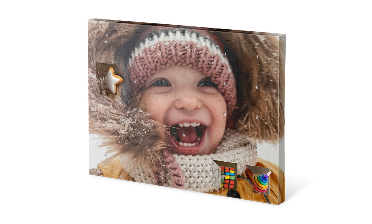 Calendario adviento rellenable