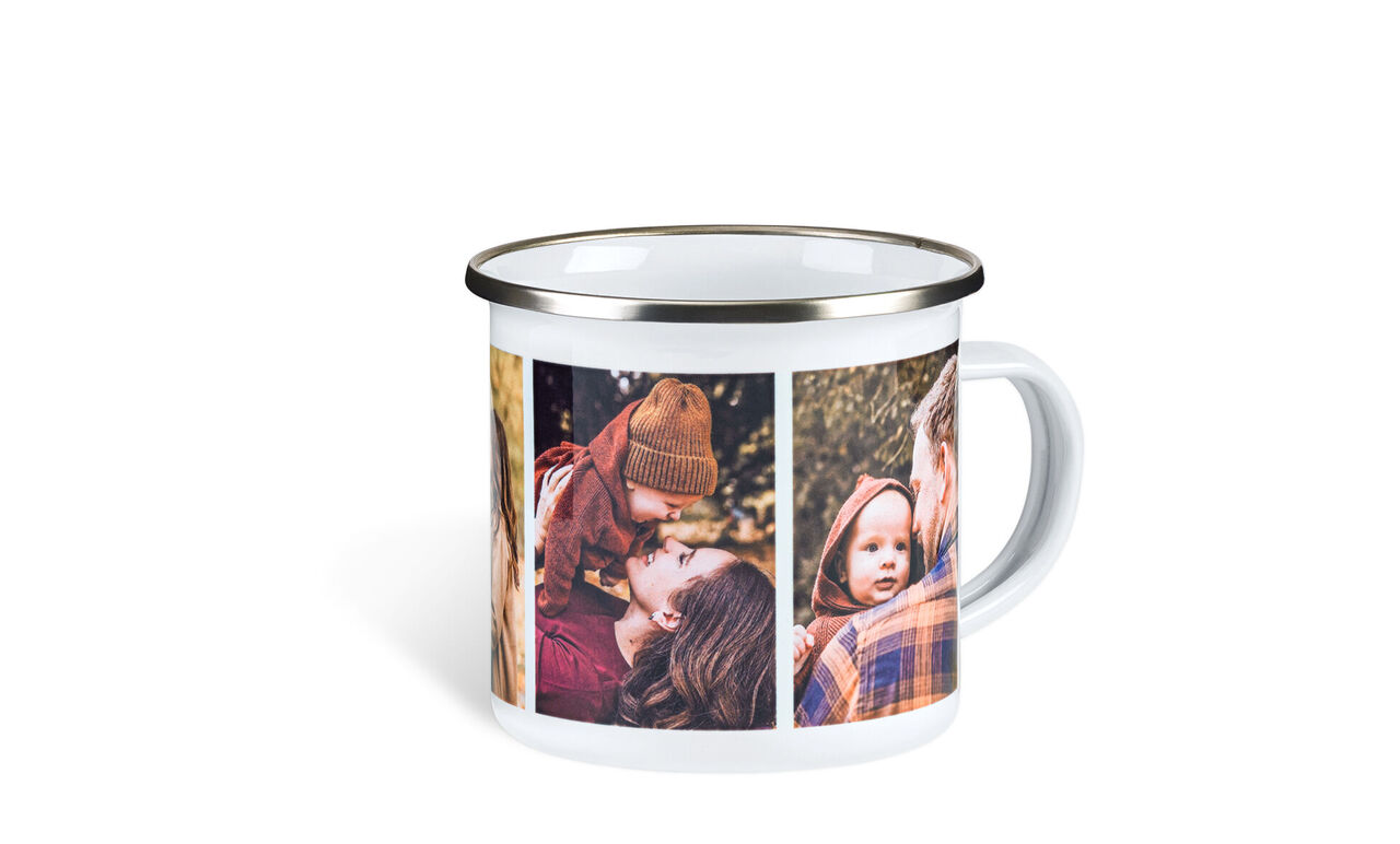 Taza personalizada de metal 1