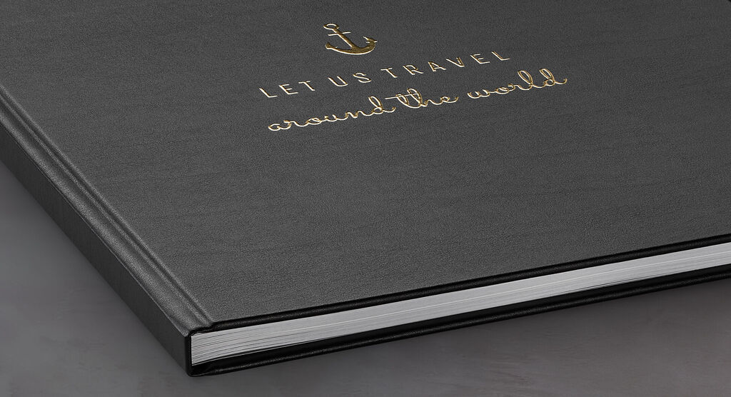 Tapa de piel para tu álbum de fotos personalizado