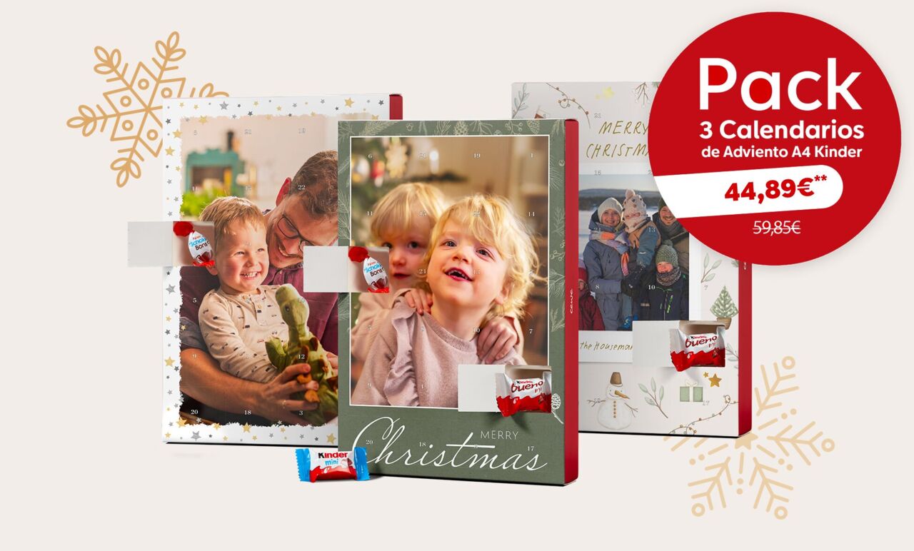 Oferta Especial, Pack de 3 Calendarios de Adviento
