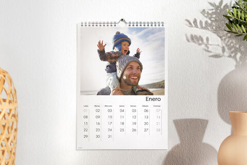 Calendario personalizado para pared A4 vertical