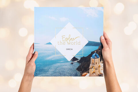 álbum de fotos grande cuadrado.