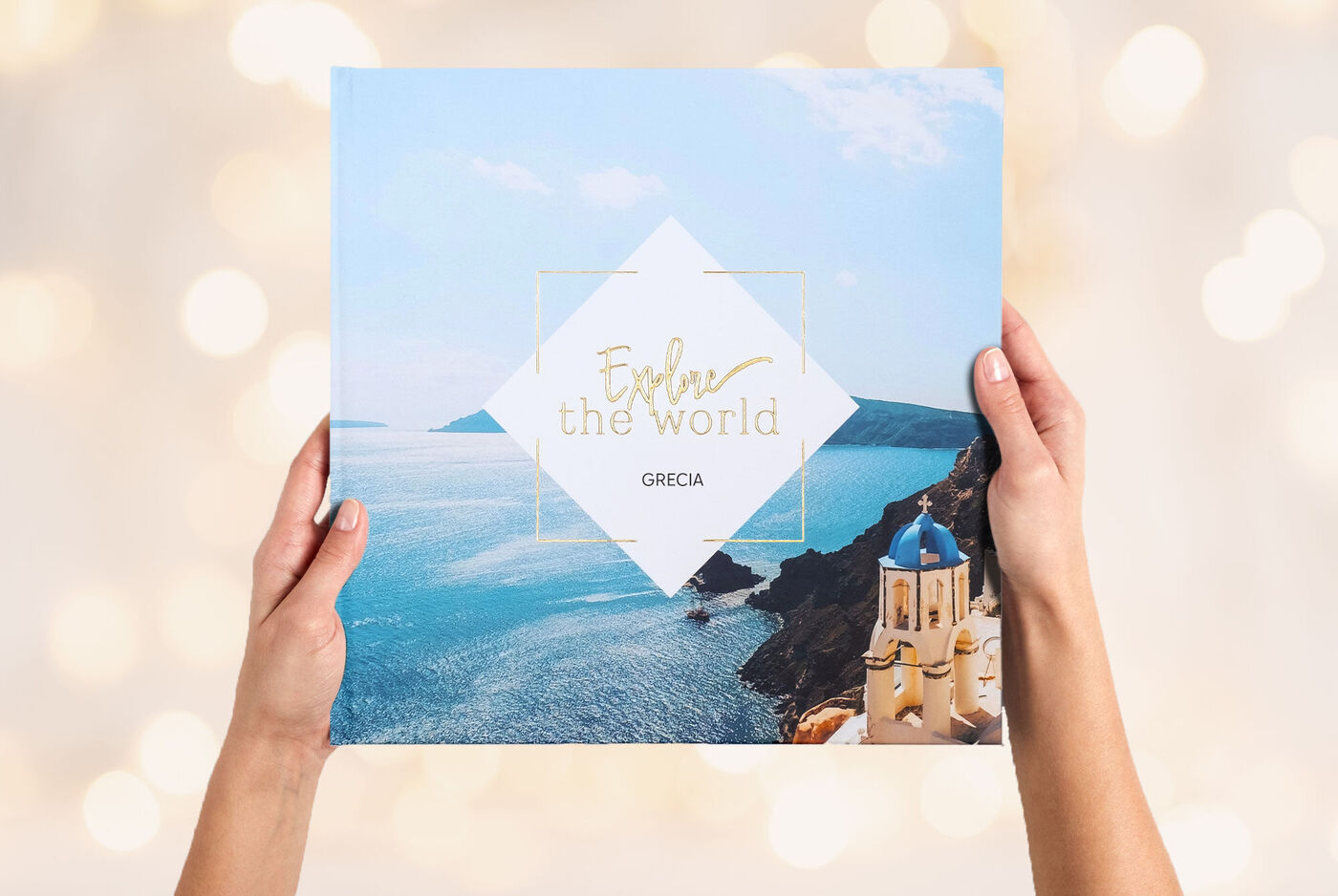 álbum de fotos grande cuadrado.