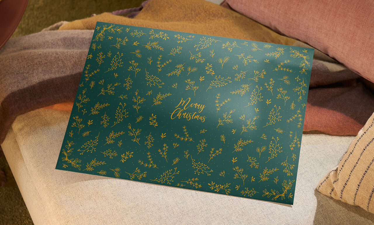 Envoltorio de regalo Feliz Navidad para calendarios personalizados CEWE