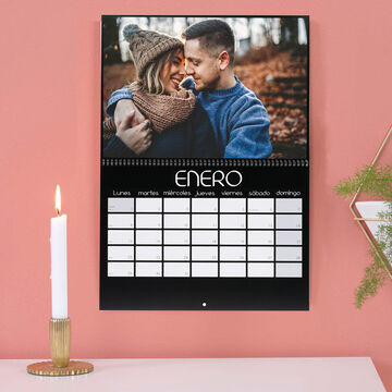 Calendario personalizado para pared doble página en diferentes tamaños