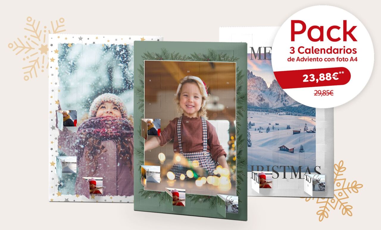 Descuento especial: Pack de 3 Calendarios por un precio más bajo