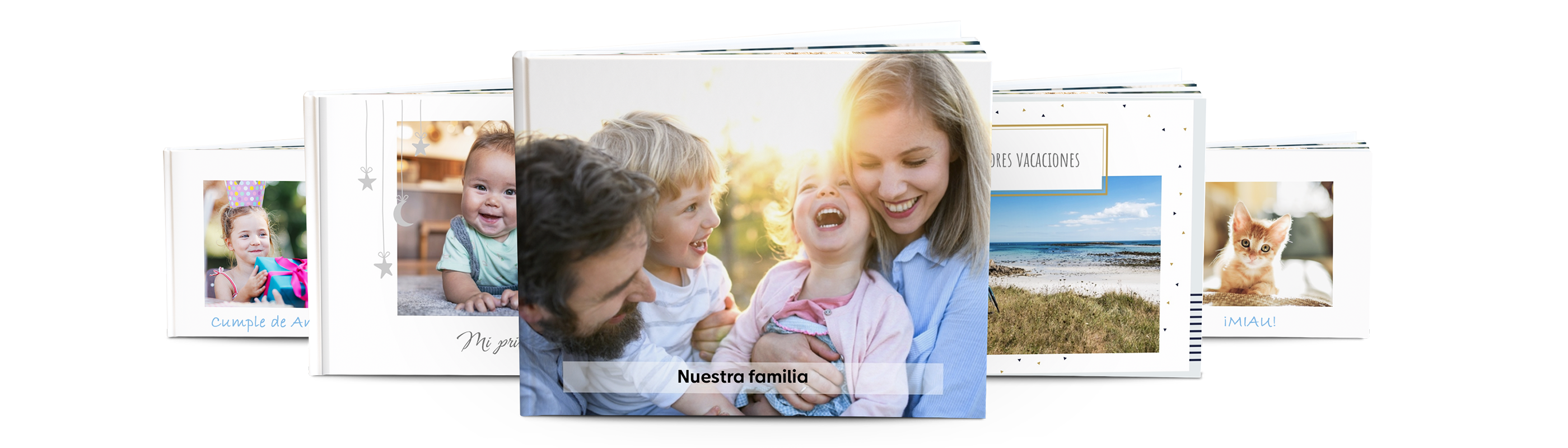 Plantillas creativas vacaciones de verano para álbumes de fotos personalizados