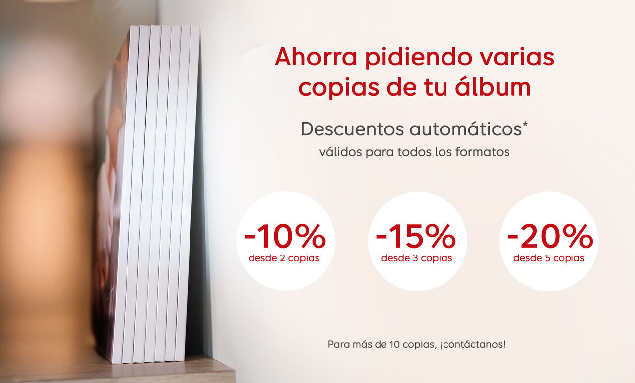 Descuentos para varias copias de álbumes digitales
