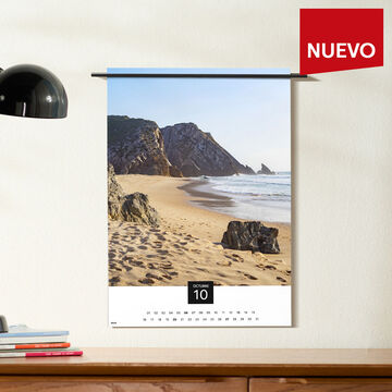 Calendario personalizado para pared con laminas intercambiables