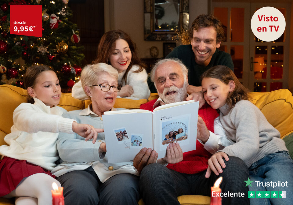 Álbum de fotos personalizado, el regalo ideal para estas Navidades.