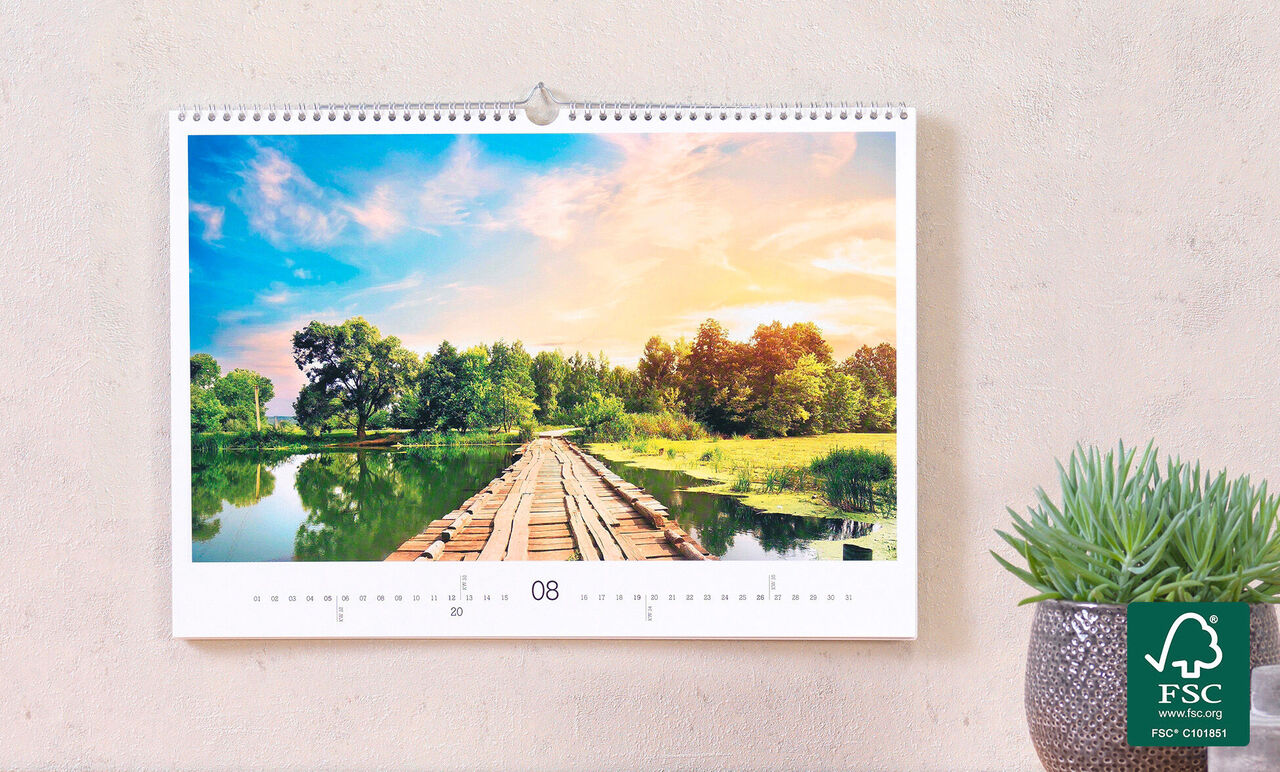 Calendario personalizado a3 horizontal