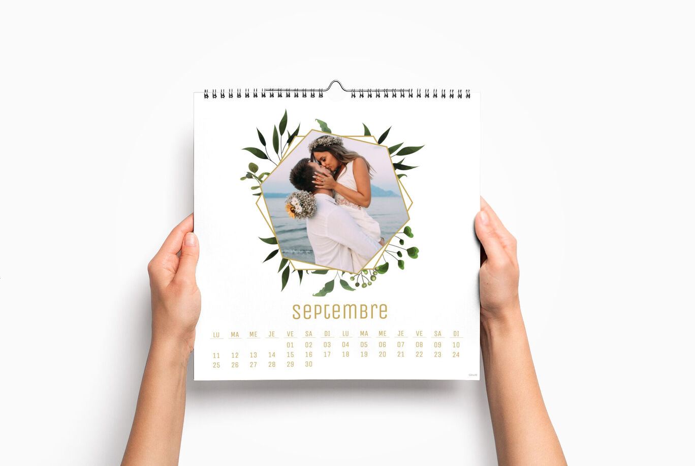 Calendario de pared personalizado cuadrado