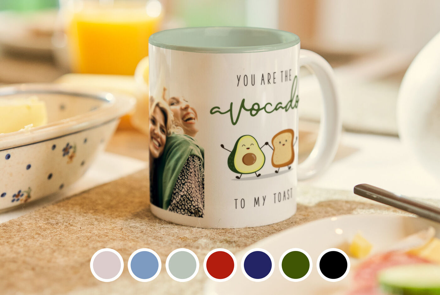 taza personalizada con fotos, un regalo original, único y facil de crear.