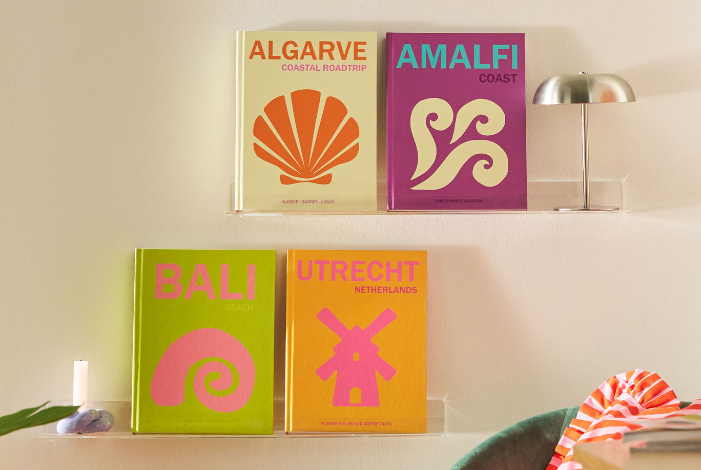 Álbum de fotos con plantillas creativas especiales de ciudades y países del mundo.