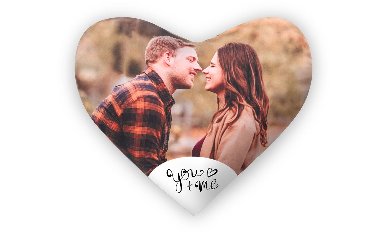 Coj n forma de coraz n personalizado con foto CEWE
