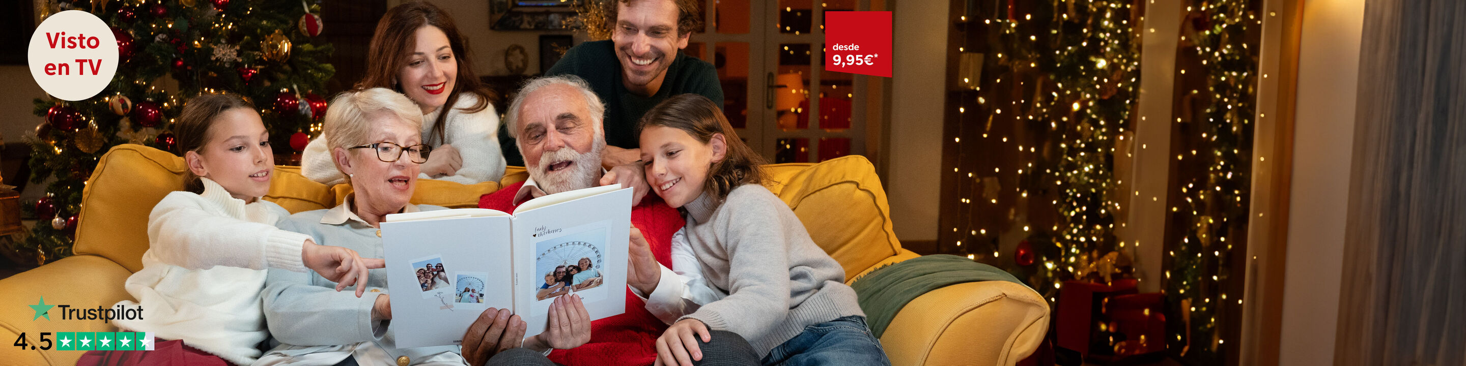 Álbum de fotos personalizado, el regalo ideal para estas Navidades.