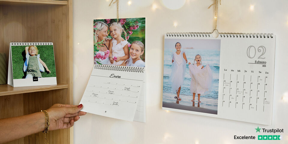 calendarios personalizados con fotos: crea tu calendario online fácilmente.