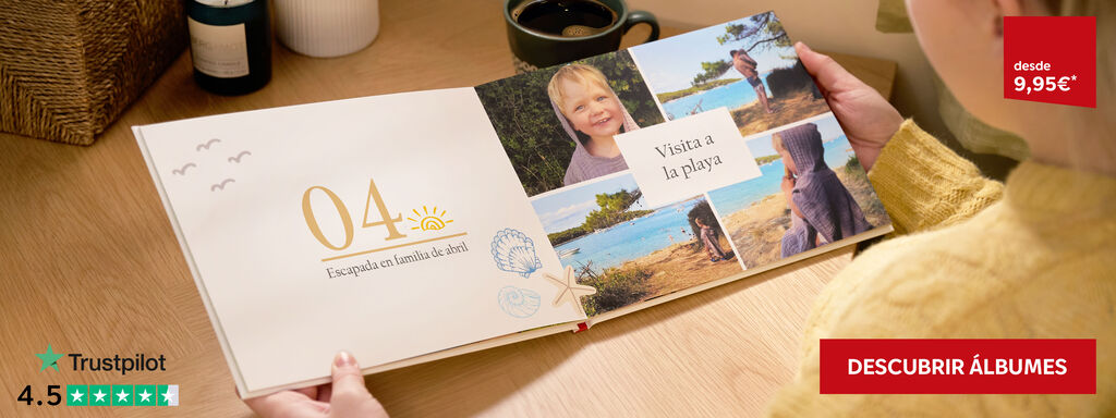 álbum de fotos personalizado