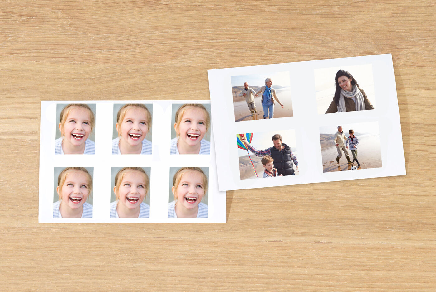 Dos álbumes de fotos con imágenes personales que muestran alegría y recuerdos hermosos