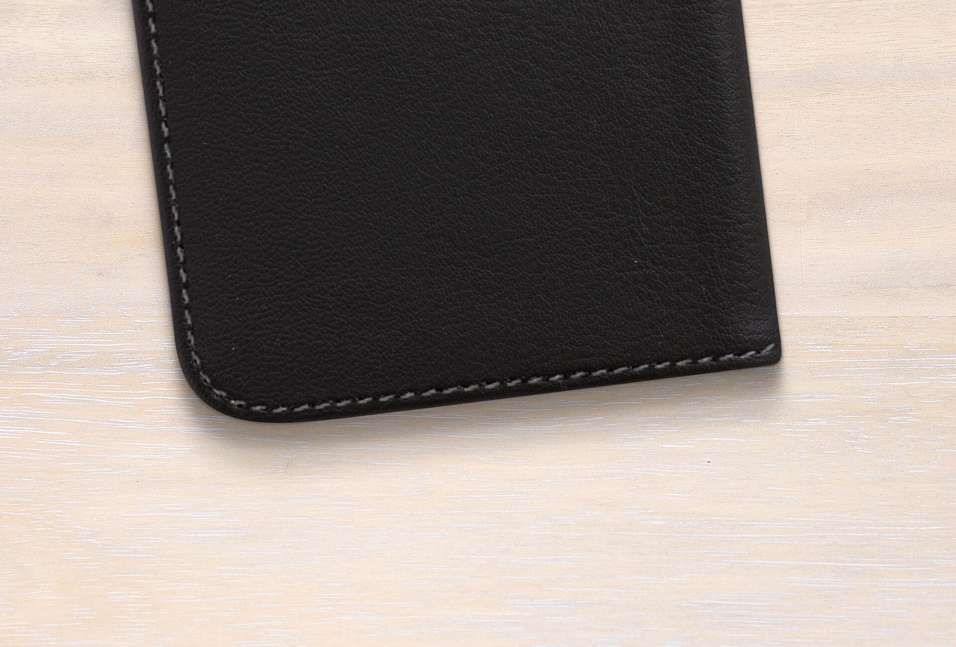 Funda personalizada móvil polipiel negra