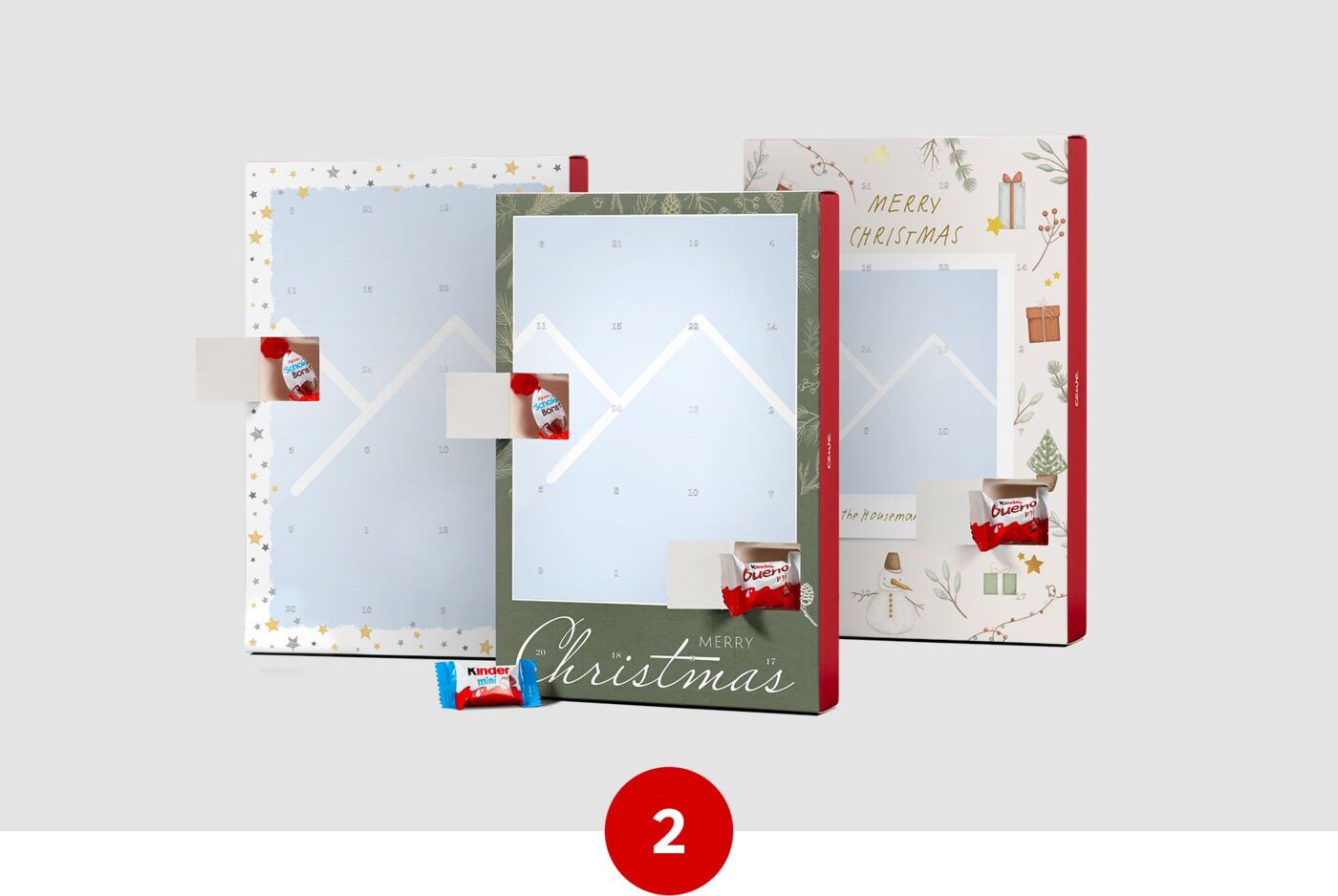 Plantillas/ Diseños creativos de calendarios de adviento