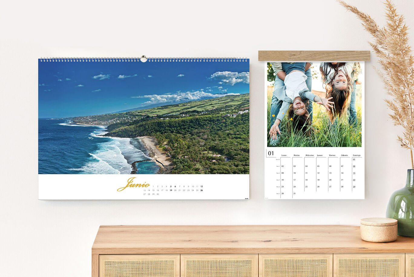 Todos los calendarios para pared personalizados con fotos