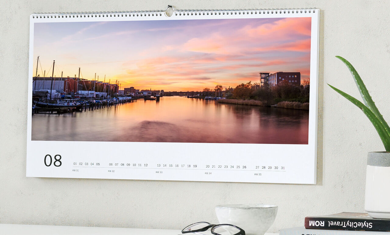 Calendario personalizado horizontal XXL 001