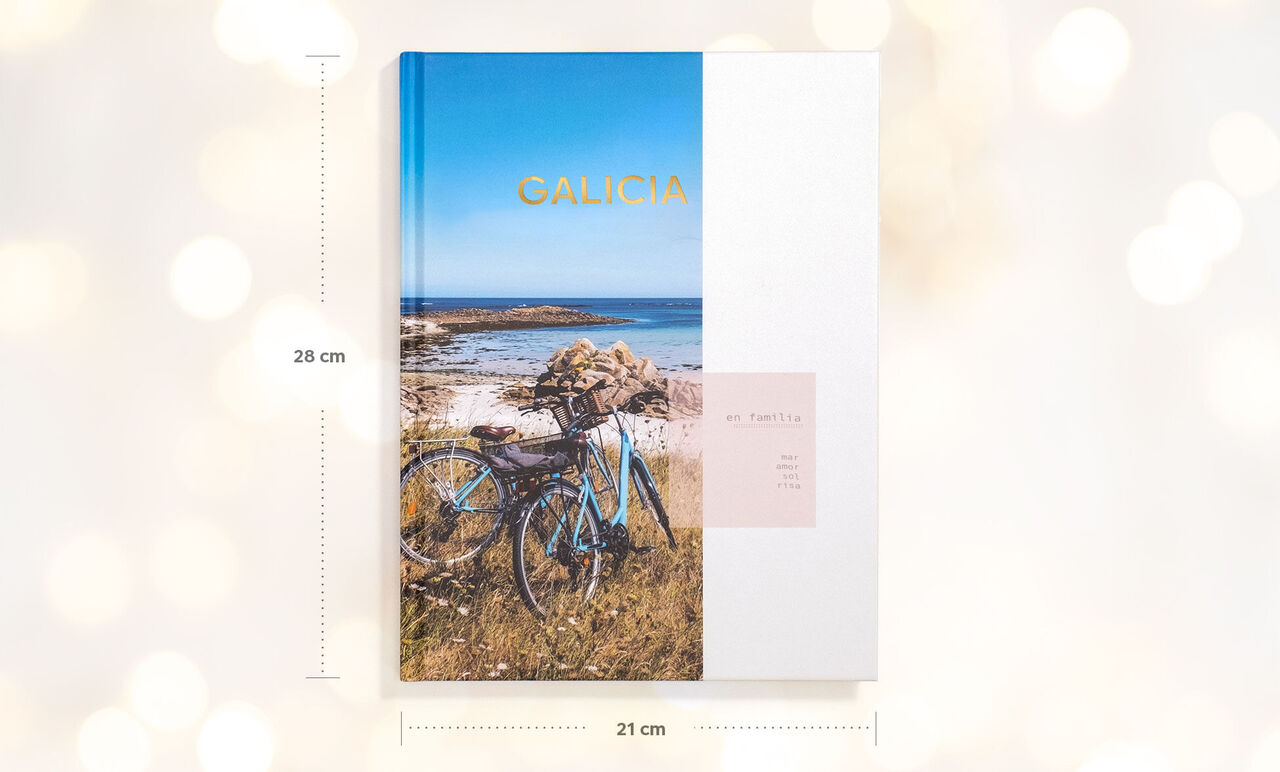 album cewe grande vertical tamaño 28x21cm.