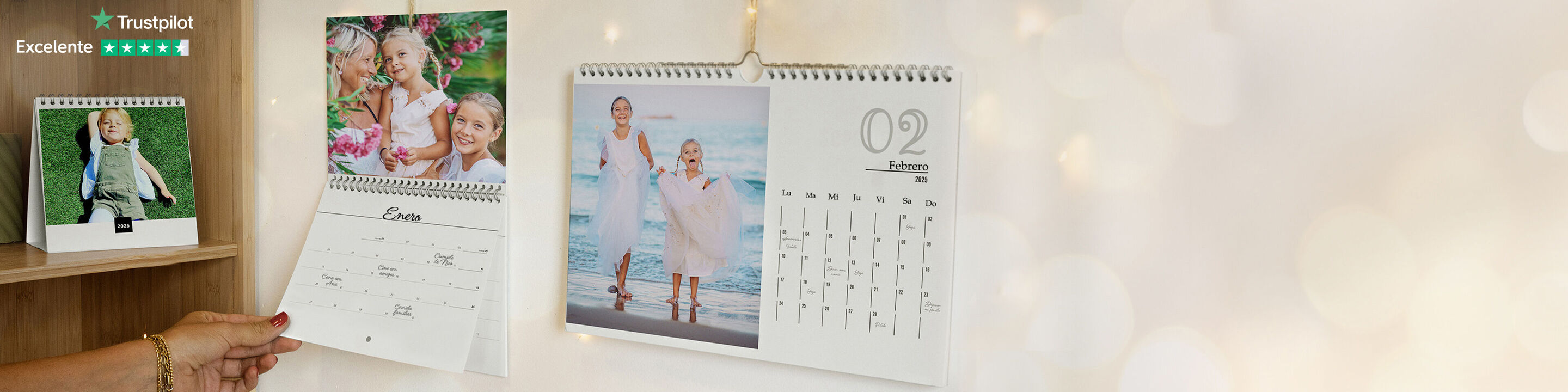 calendarios personalizados con fotos: crea tu calendario online fácilmente.