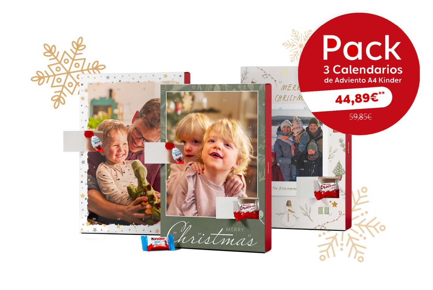 Descuento Pack 3 Calendarios