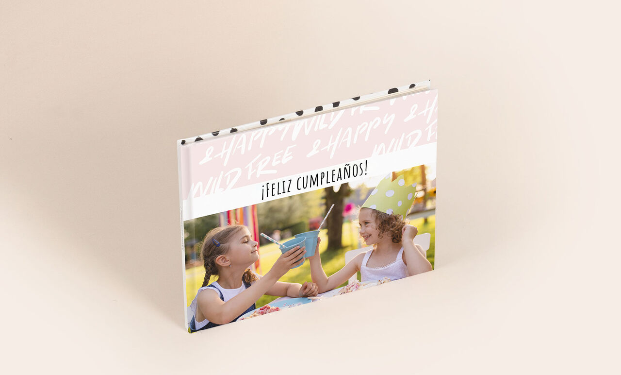 album de fotos pequeño horizontal personalizado