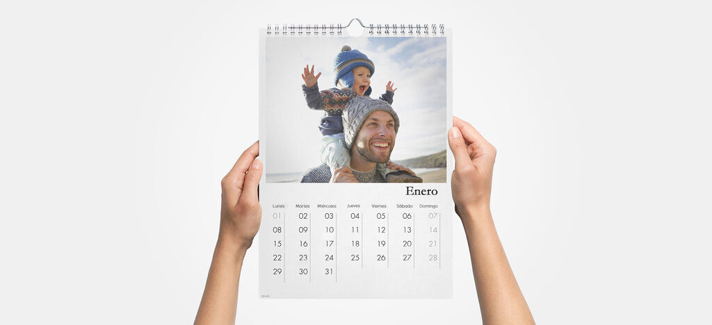 Calendario de pared personalizado A4 vertical